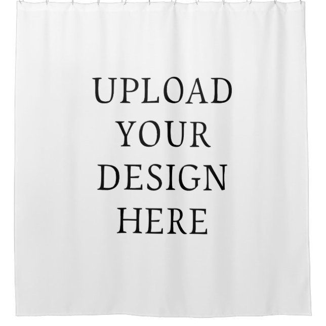 Create Your Own Design Personalized Shower Curtain (Front)