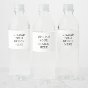 Create your own Design personalized Water Bottle Label