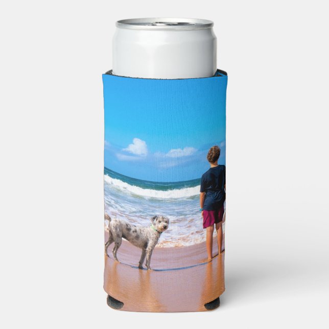 Create Your Own Design Pet Photo Can Cooler Gift (Seltzer Front)