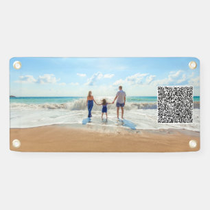 Create Your Own Design Photo Banner with QR Code