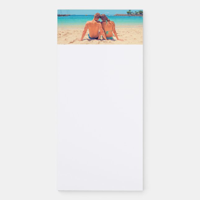 Create Your Own Design Photo Magnetic Notepad Gift (Front)