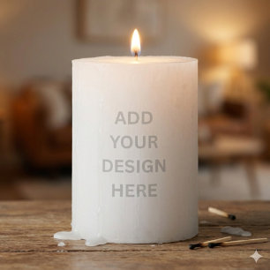 Create Your Own Design Pillar Candle
