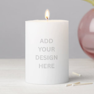 Create Your Own Design Pillar Candle