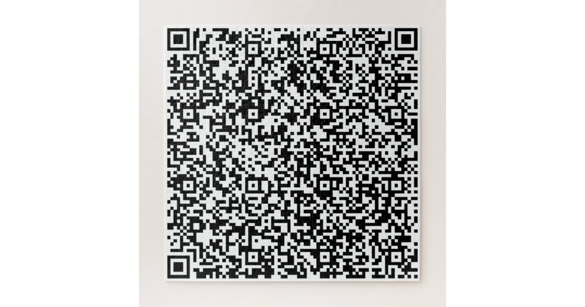 Create Your Own Design QR Code Funny Puzzle Gifts | Zazzle