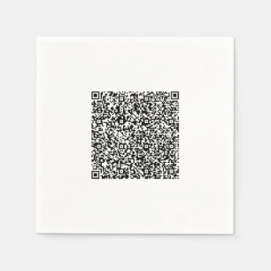 Create Your Own Design QR Code Napkins Template