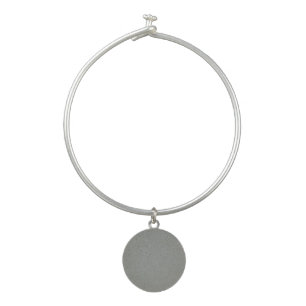 Create Your Own Design Round Charm Bangle Bracelet