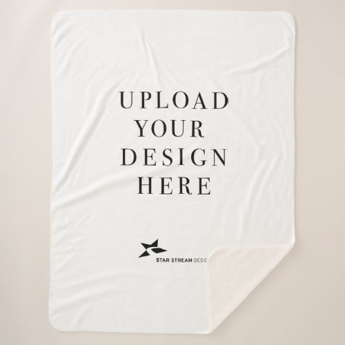 Create Your Own Design Sherpa Blanket