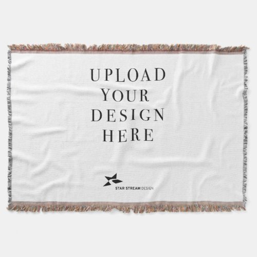 Create Your Own Design Throw Blanket