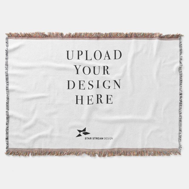Create Your Own Design Throw Blanket (Front)
