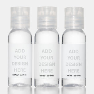 Create Your Own Design Travel Bottles Hand Sanitizer