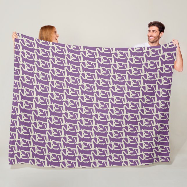 Create your Own Design using your Initials Fleece Blanket (In Situ)