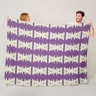 Create your Own Design using your Initials Fleece Blanket