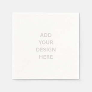 Create Your Own Design Wedding Cocktail Paper Napkins