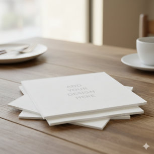 Create Your Own Design Wedding Cocktail Paper Napkins