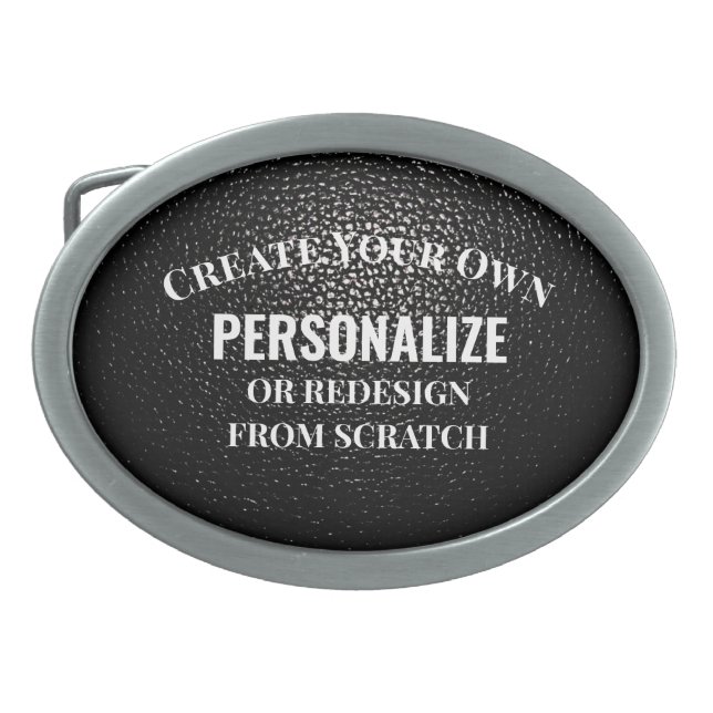 Create Your Own - Design Your Own Custom Belt Buckle (Front)