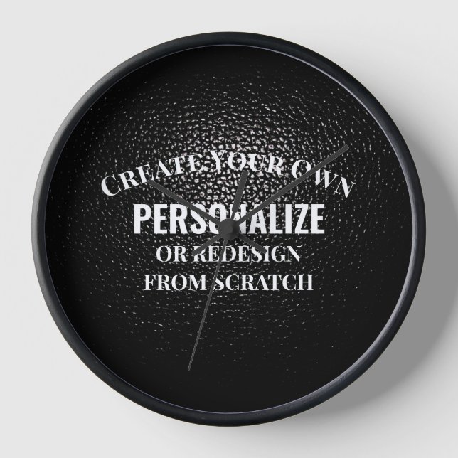 Create Your Own - Design Your Own Custom Clock (Front)