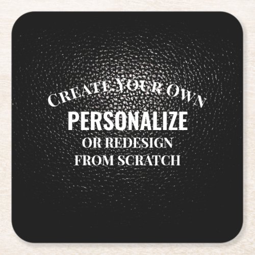 Create Your Own _ Design Your Own Custom Square Paper Coaster