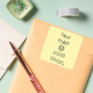 Create Your Own: Design Your Own Make Your Own Square Sticker