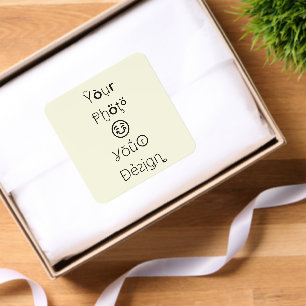Create Your Own: Design Your Own  Square Sticker