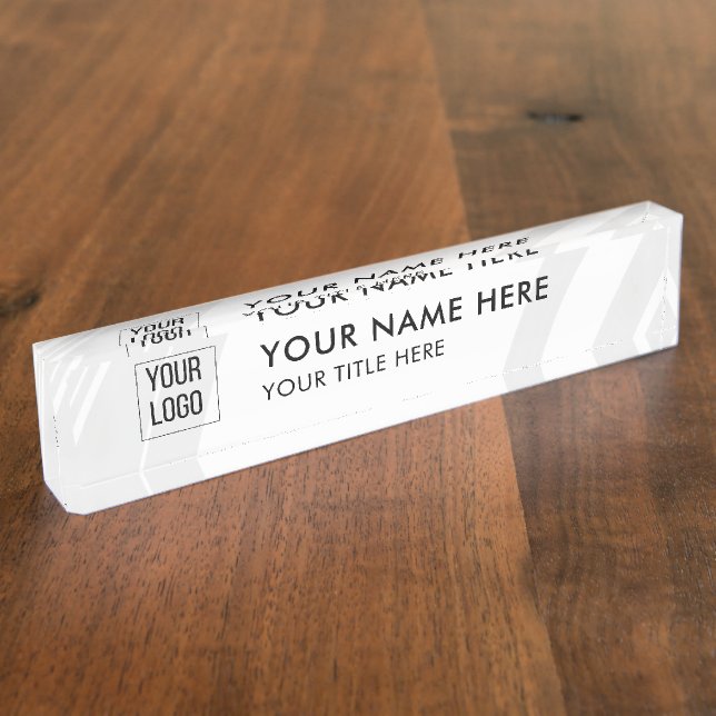 Create Your Own Desk Name Plate (Side)
