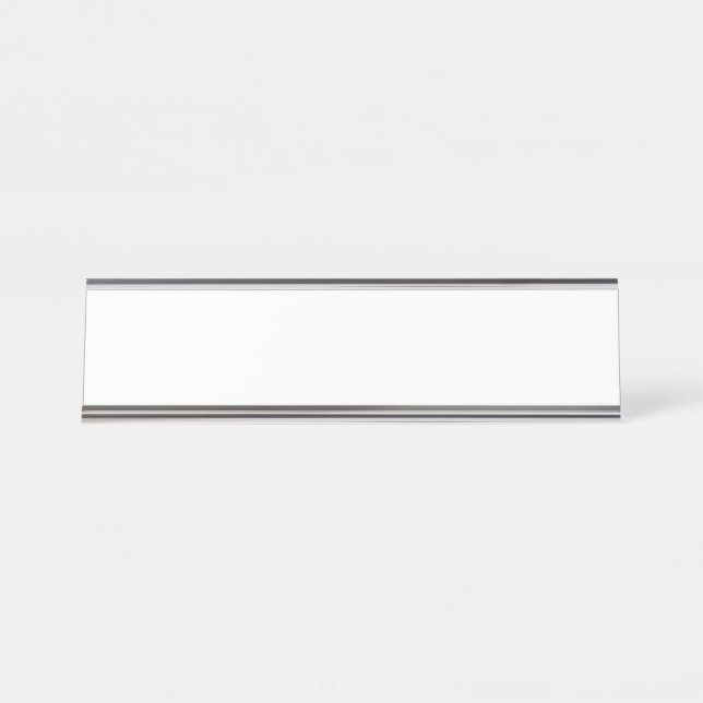 Create Your Own Desk Name Plate (Front)