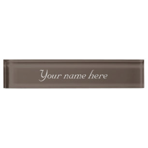 Create your own desk name plate