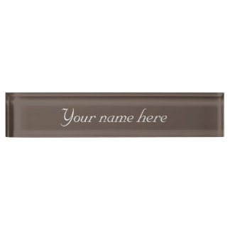 Create your own desk name plate