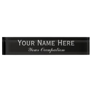 Create Your Own Desk Name Plate by Ladiebug at Zazzle