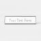 Create Your Own Desk Name Plate (2" x 8"), Silver