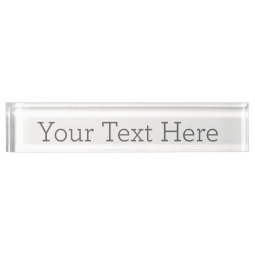 Create Your Own Desk Nameplate | Zazzle