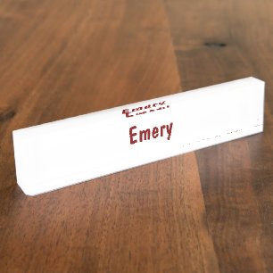 Create Your Own Desk Nameplate