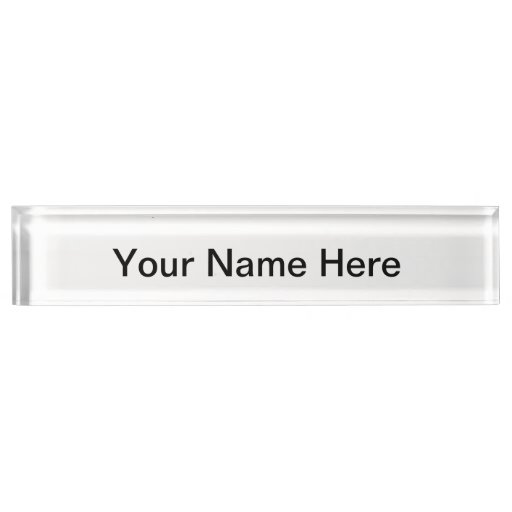 Desk Nameplate | Zazzle