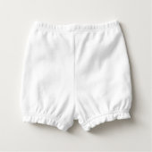 Custom Baby Ruffled Diaper Bloomers (Back)
