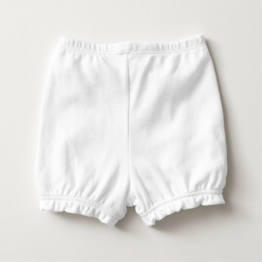 Custom Baby Ruffled Diaper Bloomers (Back)