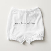 Custom Baby Ruffled Diaper Bloomers (Front)