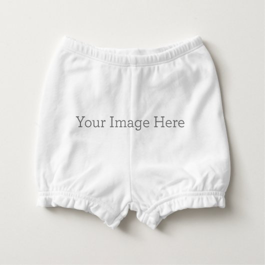 Custom Baby Ruffled Diaper Bloomers (Front)