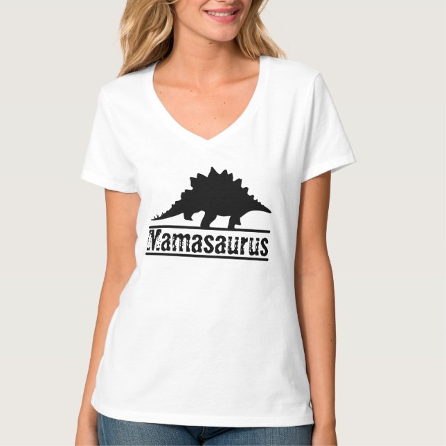 Create Your Own Dinosaur Name Dinosaur Family T-Shirt (Front)