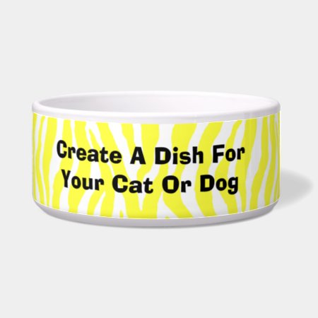 Create Your Own Dish For Your Pet Dog Or Cat