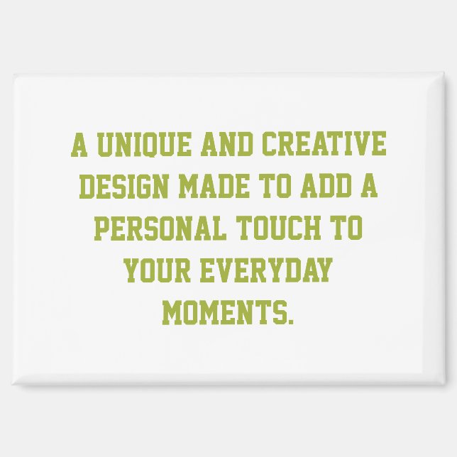 Create Your Own Dishwasher Magnet (Front)