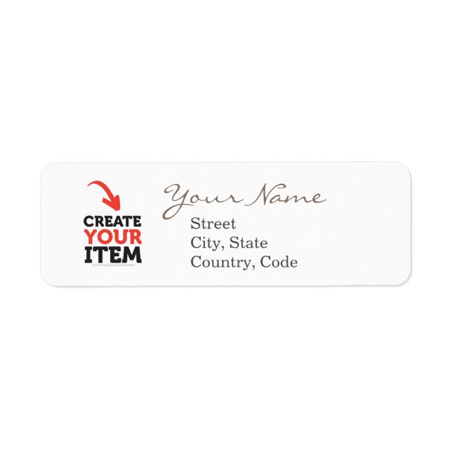 Create-your-Own DIY Address Labels Editable Custom (Front)