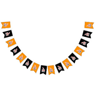 CREATE-YOUR-OWN DIY Custom upload design halloween Bunting Flags