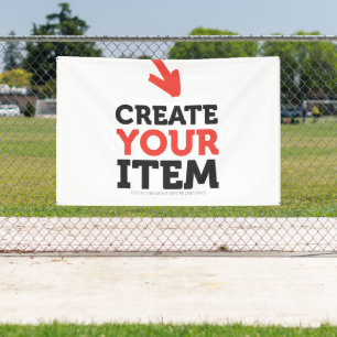 CREATE-YOUR-OWN DIY Custom upload design Vinyl Banner