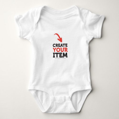 CREATE_YOUR_OWN DIY Custom upload your design Baby Bodysuit