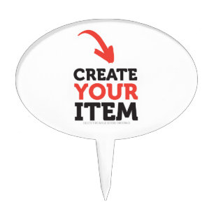 CREATE-YOUR-OWN DIY Custom upload your design Cake Topper