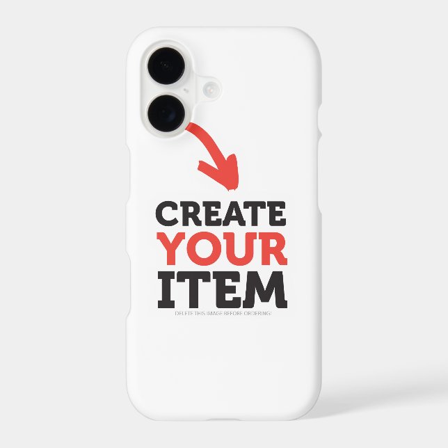CREATE-YOUR-OWN DIY Custom upload your design Case-Mate iPhone Case (Back)