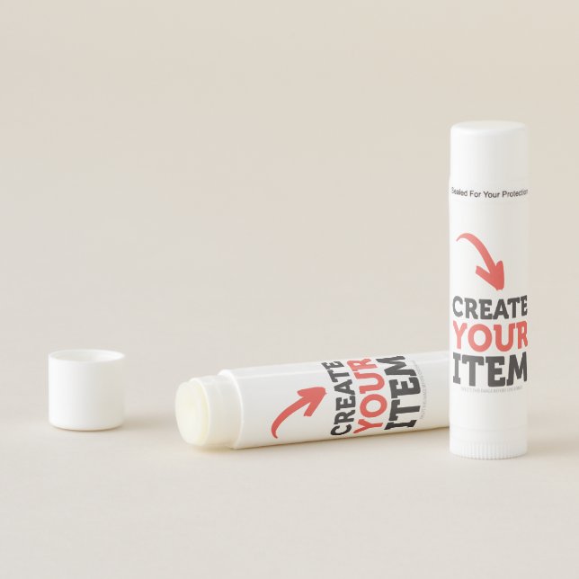 CREATE-YOUR-OWN DIY Custom upload your design Lip Balm (In Situ)
