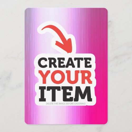 CREATE_YOUR_OWN DIY Custom upload your design pink Program