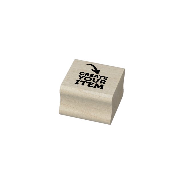 CREATE-YOUR-OWN DIY Custom upload your design Rubber Stamp (Stamp)