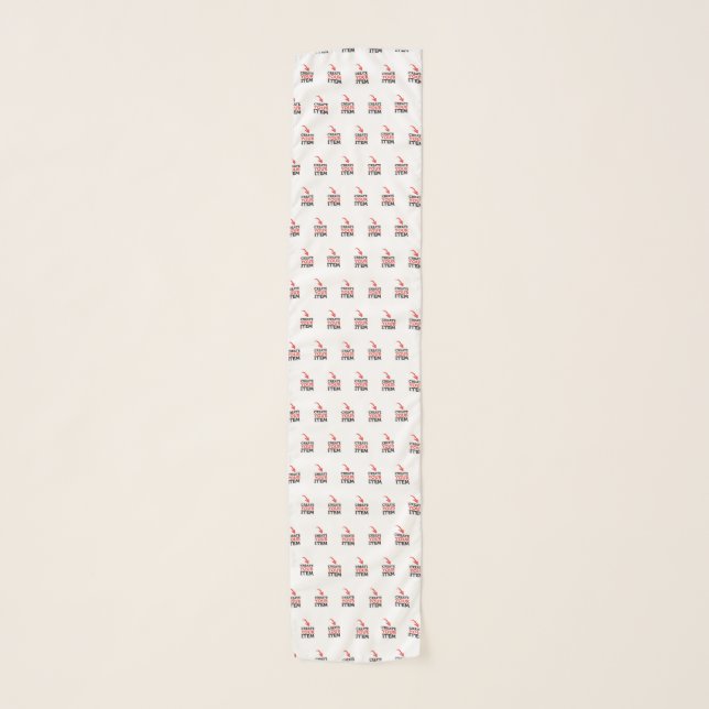 CREATE-YOUR-OWN DIY Custom upload your design Scarf (Front)