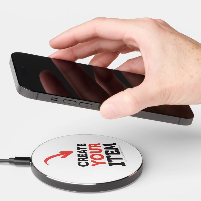 CREATE-YOUR-OWN DIY Custom upload your design Wireless Charger (Hand)